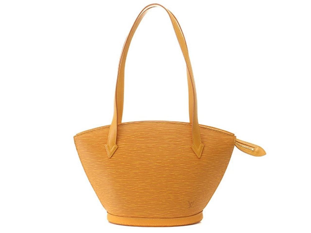LOUIS VUITTON Saint Jacques Shopping Shoulder Bag Epi Leather Tassilly Yellow
